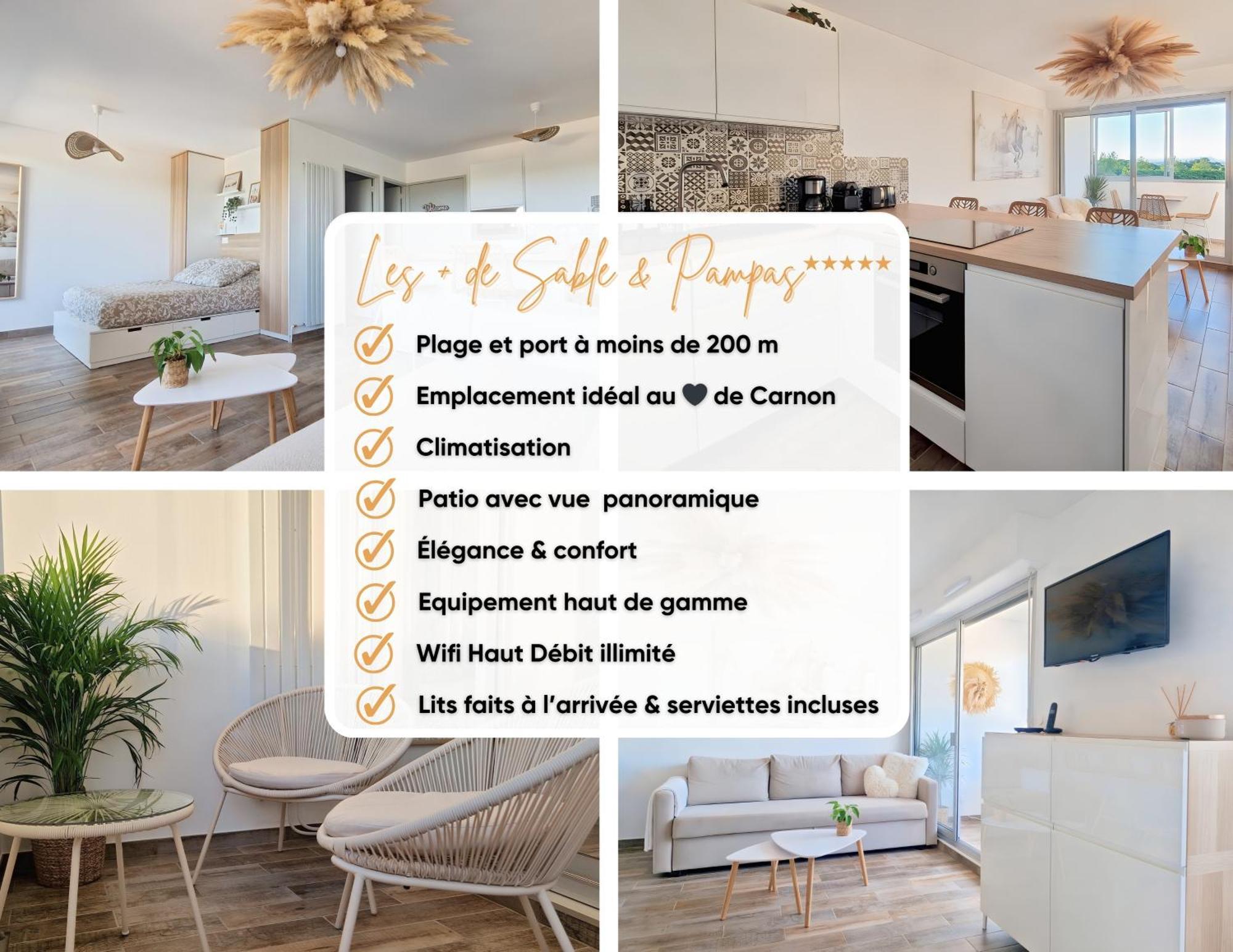 Sable & Pampas - Meuble De Tourisme 5 Etoiles * Carnon-Plage